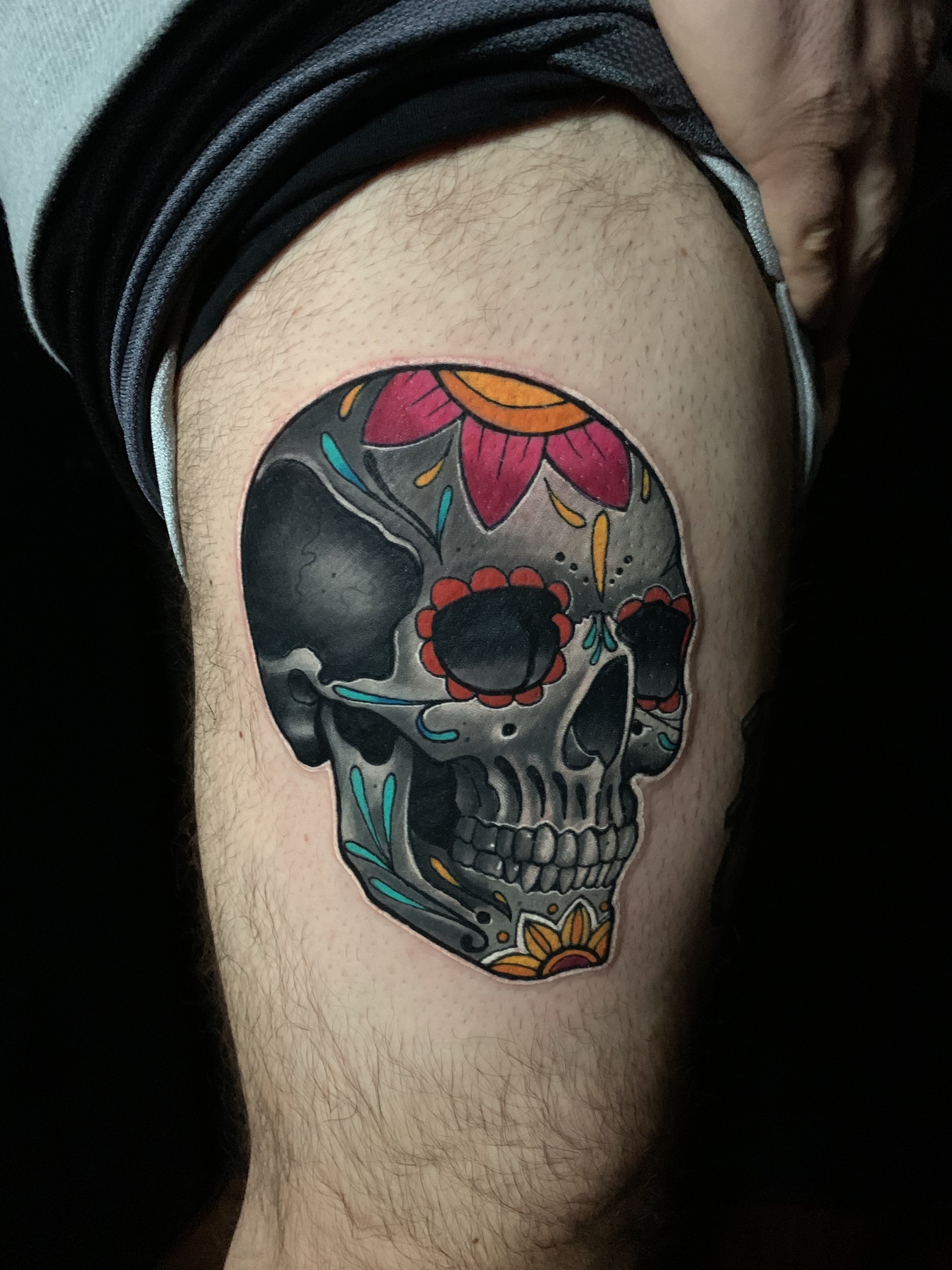 Aztec Skull Tattoo